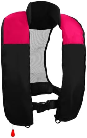 Automatic Inflatable Life Jacket,Preserver PFD for Adults,Life Vest for Adult,Supports Weight up to 330 pounds by NAUTISHIELD