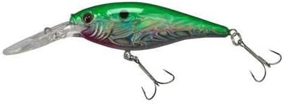 Berkley Flicker Shad Fishing Lure, Slick Firetiger, 1/4 oz, 2 1/4in | 6cm Crankbaits, Size, Profile and Dive Depth Imitates Real Shad, Equipped with Fusion19 Hook - Image 2
