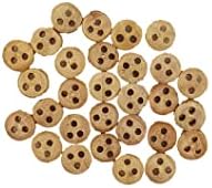 GAWEGM Ship Model Building Accessory - 20pcs Wooden Deadeye Pulley 6mm by GAWEGM