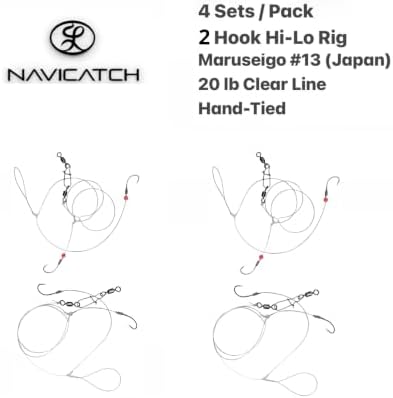 Hi-Lo Rig – Pre-Tied Hooks, PE Line, 4/6 Pack, #13/#16/#20 - Image 2