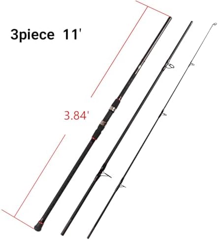 Fiblink Surf Spinning Fishing Rod 2-Piece/4-Piece Graphite Travel Fishing Rod - Image 2