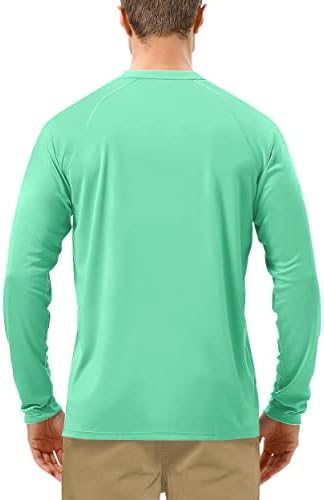 Roadbox Men's UPF 50+ UV Sun Protection Shirts, Long Sleeve Swim Rash Guard - Image 2