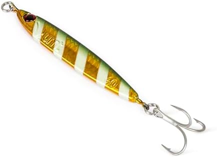 UMT 40g 60g Casting Jig for Sea Bass, Fluke, Porgy, Tautog - Set with Super Sharp Treble Hook, Multi-Colors - Saltwater & Freshwater Compatible Available in Single, 5, 10 Packs - Image 2