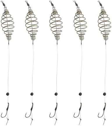 Ready-to-Go Complete Carp Rig - Spring Feeder with a Spike | Carp, Buffalo, Catfish | for Boilies and Pop-Ups by BaitNerd