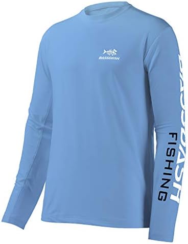 BASSDASH Fishing T Shirts for Men UV Sun Protection UPF 50+ Long Sleeve Tee T-Shirt by Bassdash