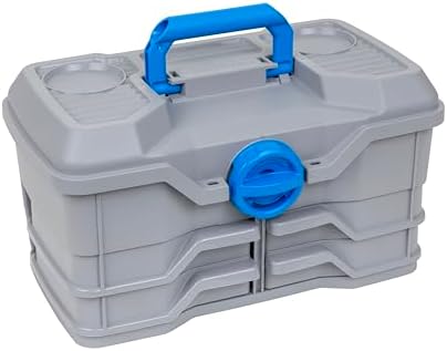 Flambeau Outdoors NextGen 4/0 Tackle Box, 4 Pivot Trays, 25-Piece Kit, Gray by FlambeauOutdoors