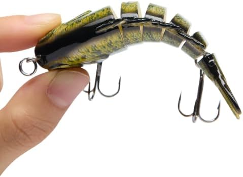 BASSDASH SwimPanfish Multi Jointed Bluegill Bass Fishing Lure Swimbaits - Image 3