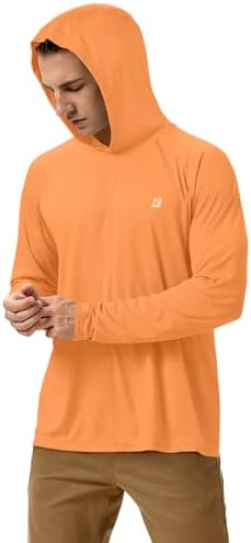 Roadbox Mens Fishing Sun Hoodie, Long Sleeve UPF 50+ UV Protection Shirts - Image 3