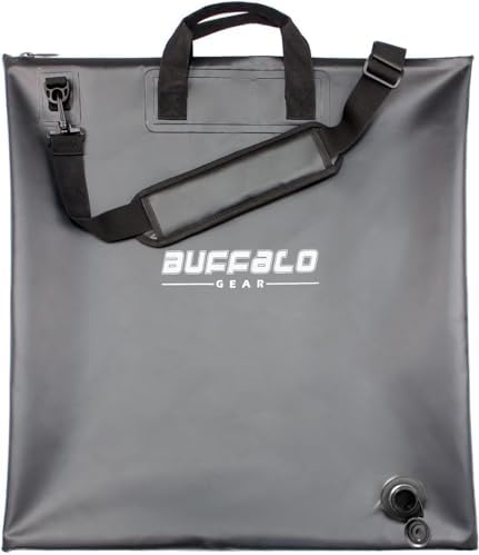 Buffalo Gear Fish Tournament Weigh in Bag for Bass Fishing, Heavy Duty Fish Bag for Caught Fish Waterproof,Leakproof,Puncture Resistant by BuffaloGear