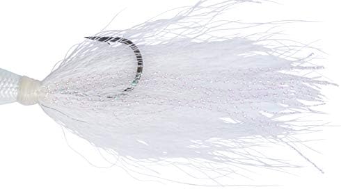 Bucktail Jigs 3 Pack – Hand-Tied Bucktail Hair Fishing Lures | Unique Gliding Head | Saltwater & Freshwater | Striper, Bass, Flounder, Walleye, Fluke | Multiple Weights Available - Image 4
