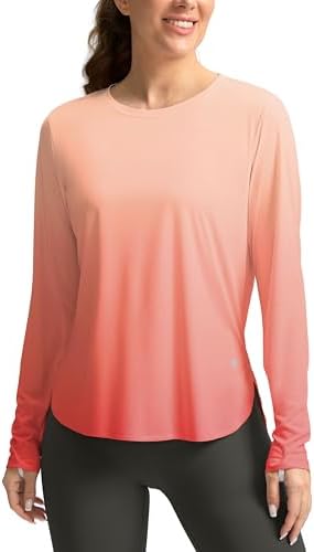 G Gradual Women's Sun Shirts UPF 50+ Long Sleeve Workout Hiking Tops by GGradual
