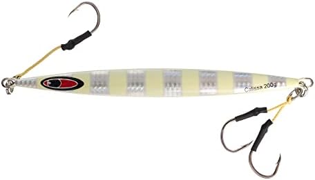 CalissaOffshore® Speed Jig 80g - 550g Tuna Rigged 3/0 + 7/0 Assist Hooks Butterfly - Vertical Speed Lure Slow Pitch Flat 150g 250g 400g - Image 2
