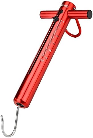 Booms Fishing TS1 Aluminum Tube Fishing Spring & Hook Scale 25LB/11KG by BoomsFishing