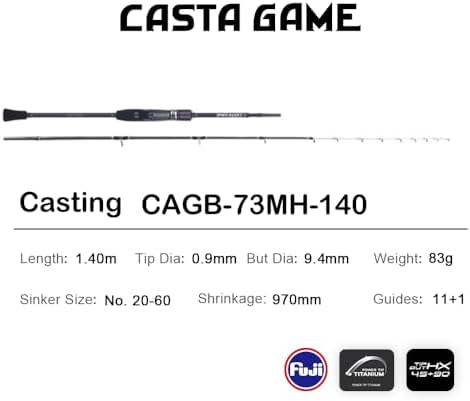 PURELURE Saltwater Spinning and Baitcasting Combo Rod Medium Heavy - Image 2
