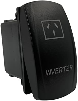 12V Dual RED Led Inverter Rocker Switch with Jumper Wires 5 PIN ON-Off Laser Etched Toggle Switch for Car Boat Motorcycle Truck Trailer Caravan SUV RV Camper Pickup UTV Dash - Image 3
