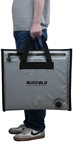 Buffalo Gear Insulated Cooler Bag - 20x18in Bait Cooler, Waterproof Fish Kill Bag - Image 2