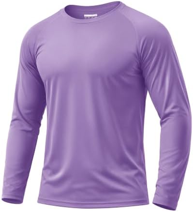 Boladeci Men's UPF 50+ Sun Protection UV SPF Shirts Long Sleeve Lightweight Quick Dry Swim T-Shirts Rash Guard by Boladeci