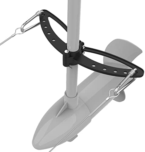 Generic Steering Triangle Clamp Compatible with Universal Kayak Motor & Trolling Motor, Fits 1.1"" Shaft Diameter, Manipulate The Vessel to Turn, Black by Unknown