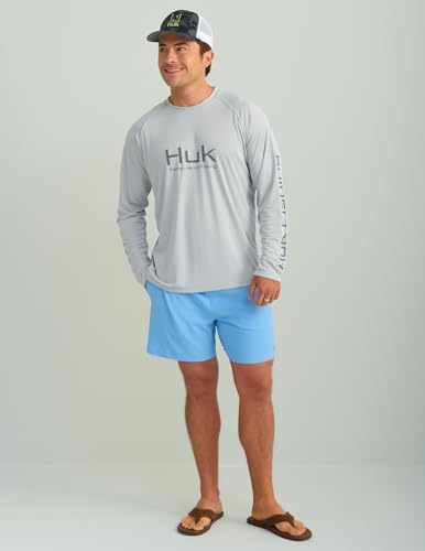 HUK Men's Pursuit Vented Long Sleeve Fishing Shirt (+30 UPF) - Image 3