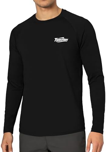 Men's Fishing Shirt Long Sleeve, UPF50+ UV Protection Sun Shirts, Quick Dry Graphic T Shirt for Running Hiking - Image 2
