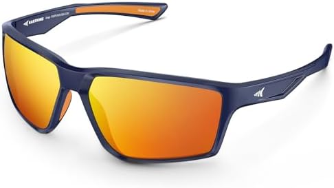 KastKing Osage Polarized Sport Sunglasses for Men and Women, Wrap Design by KastKing