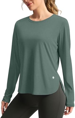 G Gradual Women's Sun Shirts UPF 50+ Long Sleeve Workout Hiking Tops by GGradual