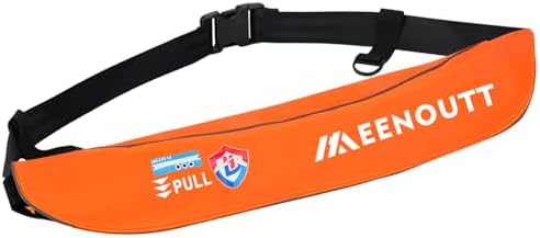 Automatic Inflatable Belt Pack Water Sports Lifjacket Waist Belt PFD for SUP Paddleboarding Fishing Boating Kayaking（fit 80-330 lbs） by Unknown
