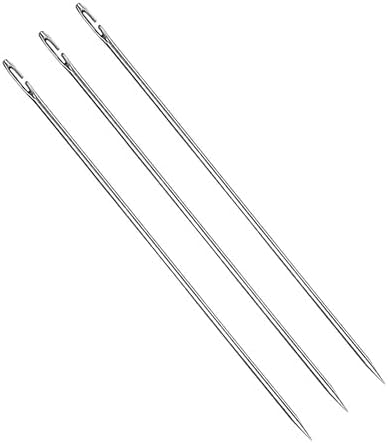 Stainless Steel Fishing Bait Rigging Needles Threader Set, Fish Bait Worm-Minnow-Anchovy Threader Needle Rustproof Threading Tool for Saltwater Freshwater Fishing Tackle Kit by Unknown