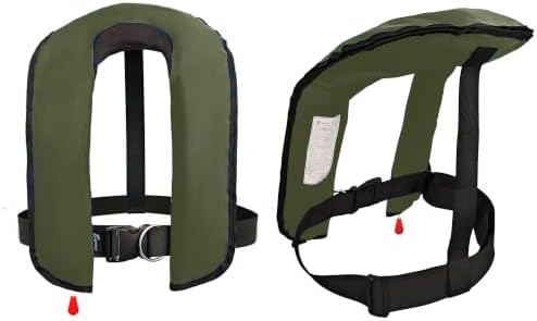 Automatic Inflatable Life Jacke for Adults| Supports up to 330 lbs | Life Vest for Adults| Inflatable PFD Vest Adult| Outdoor Water Sports. - Image 2