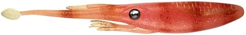 Nomad Design Live Ops Jerksquid 7” Unrigged Jerkshad Soft Bait Lure, Trophy-Class Squid with Reactor-UV & Glow, (3 Pack), for Striped Bass & Snapper by NomadDesign
