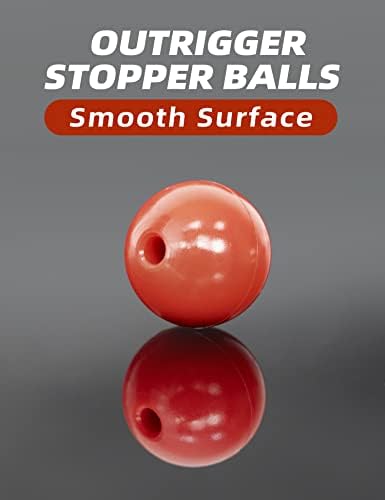 BLUEWING Outrigger Ball Stops 2pcs Fishing Rigging Plastic Pair Outrigger Line Ball Stoppers - Image 5