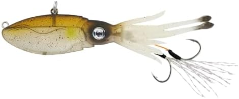 Nomad Design Original Squidtrex Patented Vibrating Fishing Lure - TPE Soft Plastic Lure Bait for Saltwater with Strong BKK Assist Hooks, Fishing Bait that Catches Many Species by NomadDesign