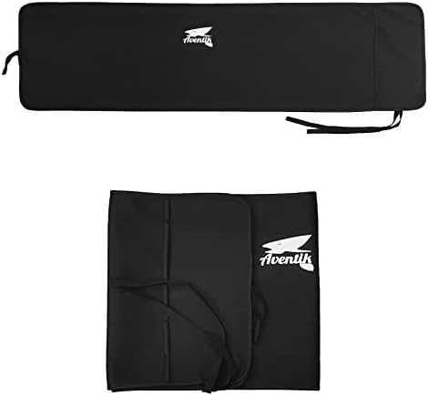 Aventik Neoprene Fly Rod Sock with 5 Compartments Fishing Rod Sleeve - Image 4