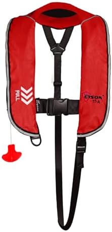 Automatic Inflatable Life Jacket, Preserver PFD for Kids,Life Vest for Kid,Supports Weight up to 160 pounds(YSH725) by NAUTISHIELD
