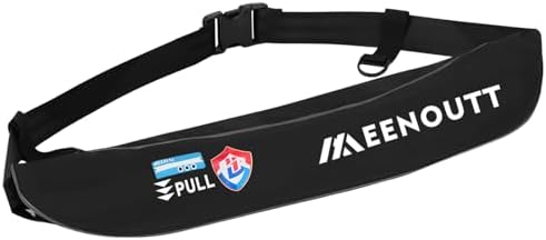 Manual Inflatable Belt Pack,inflatable PFD Waist Belt,pfd for Paddle Boarding for SUP Paddleboarding Fishing Boating Kayaking（fit 80-330 lbs） by Unknown