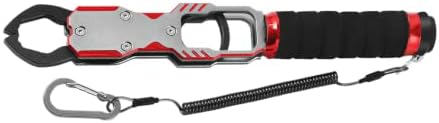 Red Aluminum Fish Gripper with Digital Scale for Fishing (Red) - Image 3