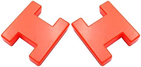 Newmind 2Pcs Red H Block Marker Buoy Accessories, 2 inch Long Tackle for Carp Fishing Catfish by Newmind