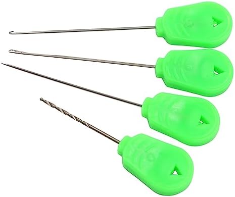 COOLHOOD 4 in 1 Baits Needle Baiting Tackle Rig Tools Carp Fishing Baits Equipment Stainless Steel Fishing Rigging Baits Needle Multifunctional Fishing Tool Set by Unknown