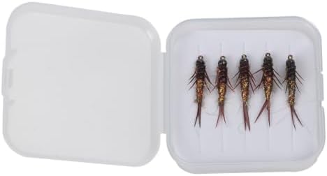 5pcs Nymph Stonefly Fly Lures 10# Hook Freshwater Saltwater - Image 6