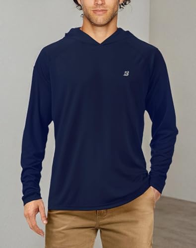Roadbox Mens Fishing Sun Hoodie, Long Sleeve UPF 50+ UV Protection Shirts - Image 6