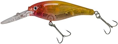 Berkley Flicker Shad Fishing Lure, Flashy Clown, 5/16 oz, 2 3/4in | 7cm Crankbaits, Size, Profile and Dive Depth Imitates Real Shad, Equipped with Fusion19 Hook by Berkley