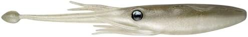 Nomad Design Live Ops Jerksquid 9” Unrigged Jerkshad Soft Bait Lure, Large-Profile Squid with Reactor-UV & Glow, (2 Pack), for Striped Bass & Tuna by NomadDesign