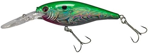 Berkley Flicker Shad Fishing Lure, Slick Green Alewife, 5/16 oz, 2 3/4in | 7cm Crankbaits, Size, Profile and Dive Depth Imitates Real Shad, Equipped with Fusion19 Hook - Image 3