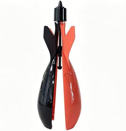 ABS Bait Thrower Rocket Fishing Feeder – Impact-Open Design for Long Distance Casting – Durable Bait Launcher for Carp, Catfish & Coarse Fishing – 22.5cm (8.86 Inch) Black & Red - Image 5