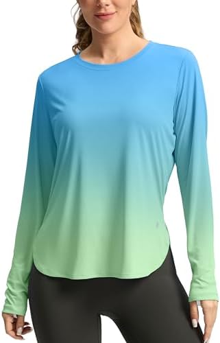 G Gradual Women's Sun Shirts UPF 50+ Long Sleeve Workout Hiking Tops by GGradual