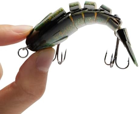 BASSDASH SwimPanfish Multi Jointed Bluegill Bass Fishing Lure Swimbaits - Image 3