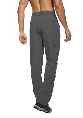 Men's Lightweight Hiking Cargo Pants Waterproof Quick Dry Travel Climbing Camping Fishing Mens Work Pants Outdoor - Image 3
