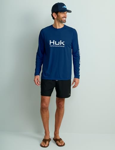 HUK Men's Pursuit Vented Long Sleeve Fishing Shirt (+30 UPF) - Image 3