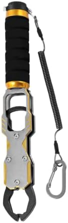 Gold Aluminum Fish Gripper with Digital Scale for Fishing (Gold) - Image 3