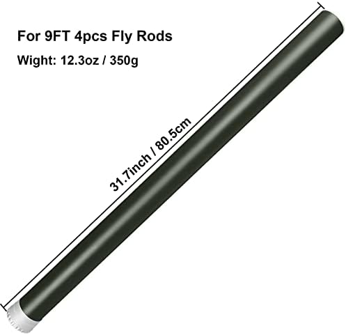 Aventik Carbon Fiber Fly Fishing Rod Tube Case with CNC Alu Cap - Image 2